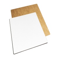 Подложки из ХДФ, белая 60х40см - купить в магазине КондитерХауз Подложки из ХДФ, белая 60х40см