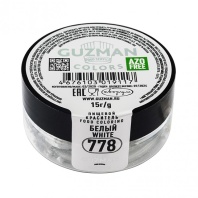 Краситель сухой жирорастворимый GUZMAN белый №778, 15гр