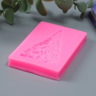 Молд силикон Ёлочка с подарками, 8х5х0,8 см