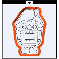 Форма для пряников c трафаретом Щелкунчик