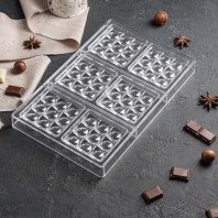 Форма для шоколада Поп-ит, 6 ячеек, ячейка 7×7 см