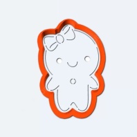 Форма для пряников с трафаретом Пряник Девочка