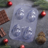 Форма для шоколада Мини снегурочка