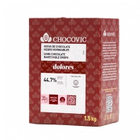 Темные термостабильные капли из шоколада CHOCOVIC Dolores - купить в магазине КондитерХауз Темные термостабильные капли из шоколада CHOCOVIC Dolores