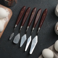 Набор кондитерских лопаток 5 шт - купить в магазине КондитерХауз Набор кондитерских лопаток 5 шт