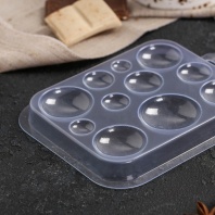 Форма для шоколада Шоко-круги - купить в магазине КондитерХауз Форма для шоколада Шоко-круги