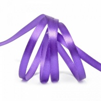 Лента атласная 6 мм Фиолетовая