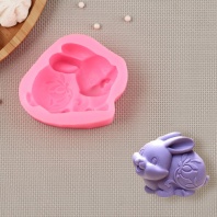 Силиконовый молд Зайчик, 9,5×8×3 см - купить в магазине КондитерХауз Силиконовый молд Зайчик, 9,5×8×3 см