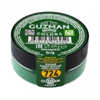 Краситель сухой жирорастворимый GUZMAN зеленый рождественский №724, 5гр - купить в магазине КондитерХауз Краситель сухой жирорастворимый GUZMAN зеленый рождественский №724, 5гр