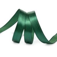 Лента атласная 12 мм Темно Зеленая