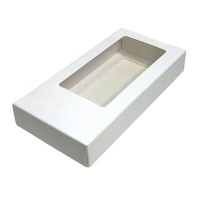 Коробка под дубайский шоколад с окном 155х75х25мм - купить в магазине КондитерХауз Коробка под дубайский шоколад с окном 155х75х25мм