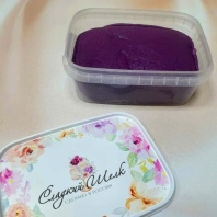 Сахарная мастика Сладкий шелк, Сиреневая - купить в магазине КондитерХауз Сахарная мастика Сладкий шелк, Сиреневая