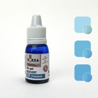 Краситель KREDA Oil-gel жирорастворимый Голубой краситель колорант, 10мл