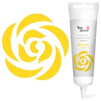 Краситель Топ Декор Жёлтый 100гр. - купить в магазине КондитерХауз Краситель Топ Декор Жёлтый 100гр.