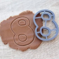 Форма для пряников Цифра 8, 10см