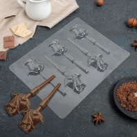 Форма для шоколада Розы, 5 ячеек