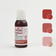 Краситель KREDA S-gel водорастворимый Красный электро краситель концетрат, 10мл - купить в магазине КондитерХауз Краситель KREDA S-gel водорастворимый Красный электро краситель концетрат, 10мл