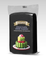 Сахарная мастика Polen Vizyon черная, 500гр