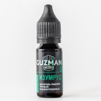 Краситель жидкий водорастворимый GUZMAN Изумруд, 15гр  - купить в магазине КондитерХауз Краситель жидкий водорастворимый GUZMAN Изумруд, 15гр