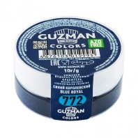 Краситель сухой водорастворимый GUZMAN синий королевский №772, 10гр