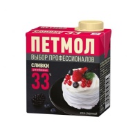 Сливки Петмол 33%, 500гр