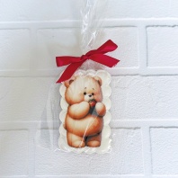 Пряник Подарочный Мишутка, 11х7см - купить в магазине КондитерХауз Пряник Подарочный Мишутка, 11х7см