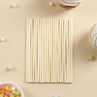 Набор бамбуковых палочек дюбелей для кондитерских изделий, 15см, 20шт