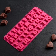 Силиконовый молд Русский Алфавит 25х12 см - купить в магазине КондитерХауз Силиконовый молд Русский Алфавит 25х12 см