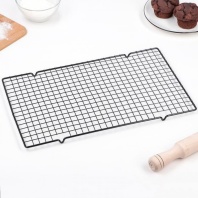 Решётка для глазирования и остывания кондитерских изделий 40×25×1,5 см - купить в магазине КондитерХауз Решётка для глазирования и остывания кондитерских изделий 40×25×1,5 см