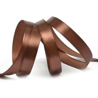 Лента атласная 12 мм Коричневая 