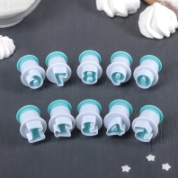 Набор плунжеров кондитерских Цифры, 10шт - купить в магазине КондитерХауз Набор плунжеров кондитерских Цифры, 10шт