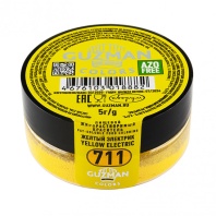 Краситель сухой жирорастворимый GUZMAN желтый электрик №711, 5гр - купить в магазине КондитерХауз Краситель сухой жирорастворимый GUZMAN желтый электрик №711, 5гр