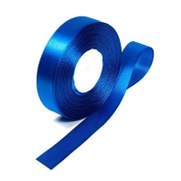 Лента атласная 25 мм Синяя