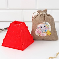 Пасочница на Пасху Зайка, 11.5х12х12 см