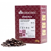 Тёмный шоколад CHOCOVIC Francisco 56,6% - купить в магазине КондитерХауз Тёмный шоколад CHOCOVIC Francisco 56,6%