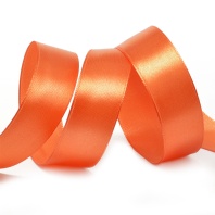 Лента атласная 25 мм Оранжевая