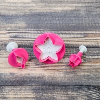 Набор плунжеров кондитерских Листок Звездочка, 3 шт