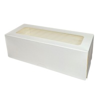 Коробка для рулета белая 300х120х100мм ForGenika Roll I Window