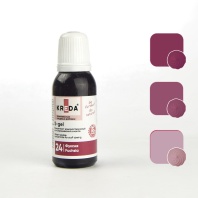 Краситель KREDA S-gel водорастворимый Фуксия краситель концетрат, 20мл