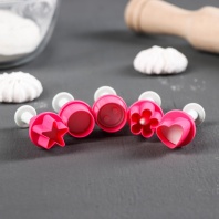 Набор плунжеров кондитерских Праздник, 5 шт