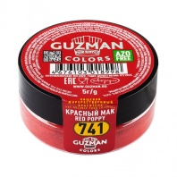 Краситель сухой жирорастворимый GUZMAN красный мак №741, 5гр - купить в магазине КондитерХауз Краситель сухой жирорастворимый GUZMAN красный мак №741, 5гр