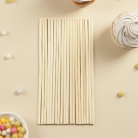 Набор бамбуковых палочек дюбелей для кондитерских изделий, 20см, 20шт