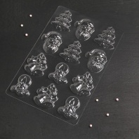 Форма для шоколада Рождество - купить в магазине КондитерХауз Форма для шоколада Рождество