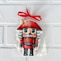 Пряник Новогодний, Щелкунчик,11х8см - купить в магазине КондитерХауз Пряник Новогодний, Щелкунчик,11х8см