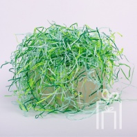 Бумажный наполнитель Зеленый микс,100гр - купить в магазине КондитерХауз Бумажный наполнитель Зеленый микс,100гр