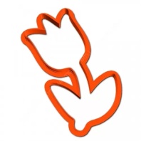 Форма для пряников цветочек Тюльпан, 10см