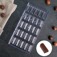 Форма для шоколада Батончик, 25 ячеек