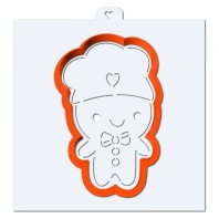 Форма для пряников с трафаретом Пряник Мальчик