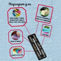 Нож для мастики с набором лезвий