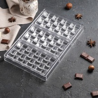 Форма для шоколада Инфинити, 3 ячейки - купить в магазине КондитерХауз Форма для шоколада Инфинити, 3 ячейки